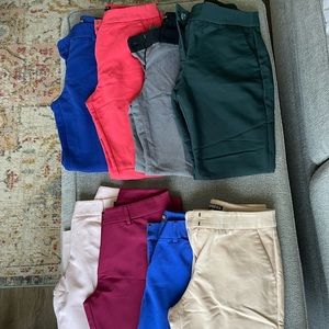 Express crop dress pants 11 pairs size 4